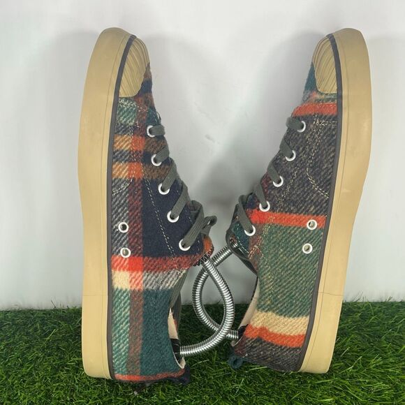 Keen Womens Size US 11 Forest Night Elsa Wool Fleece Plaid Sneakers - Picture 6 of 8